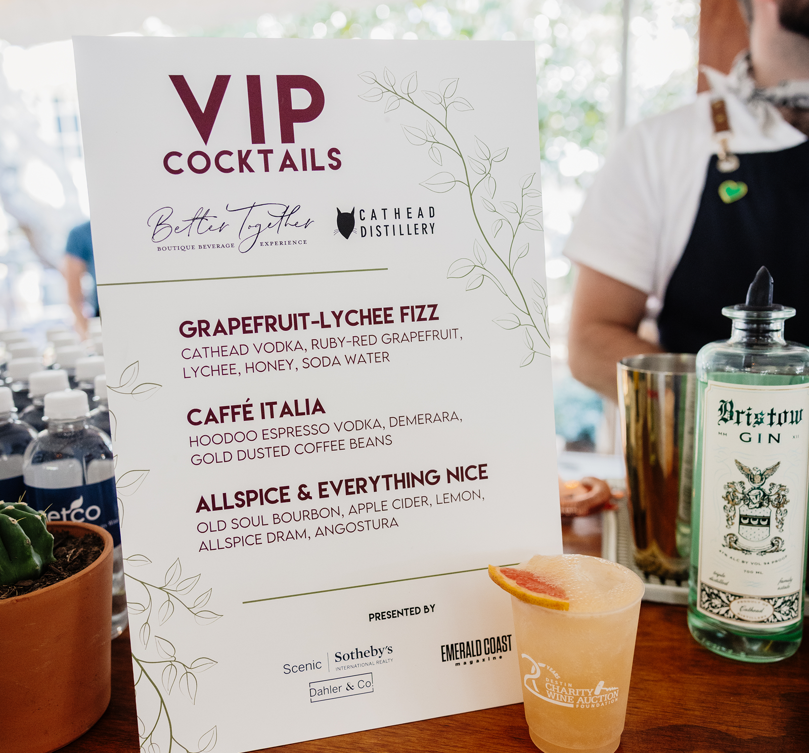 VIP Cocktails Menu