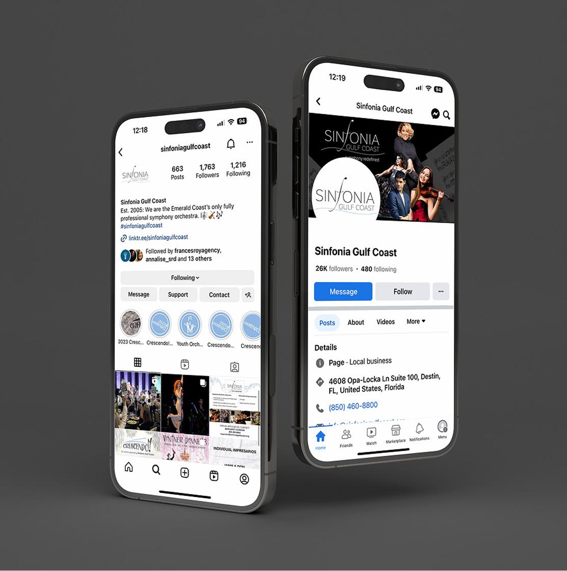 Sinfonia Mobile Design