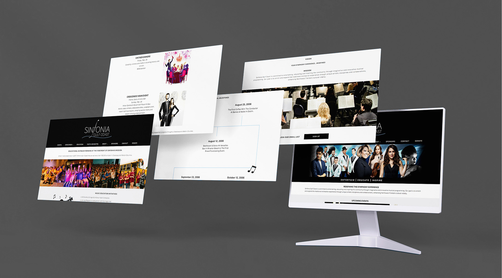Sinfonia Website Designs