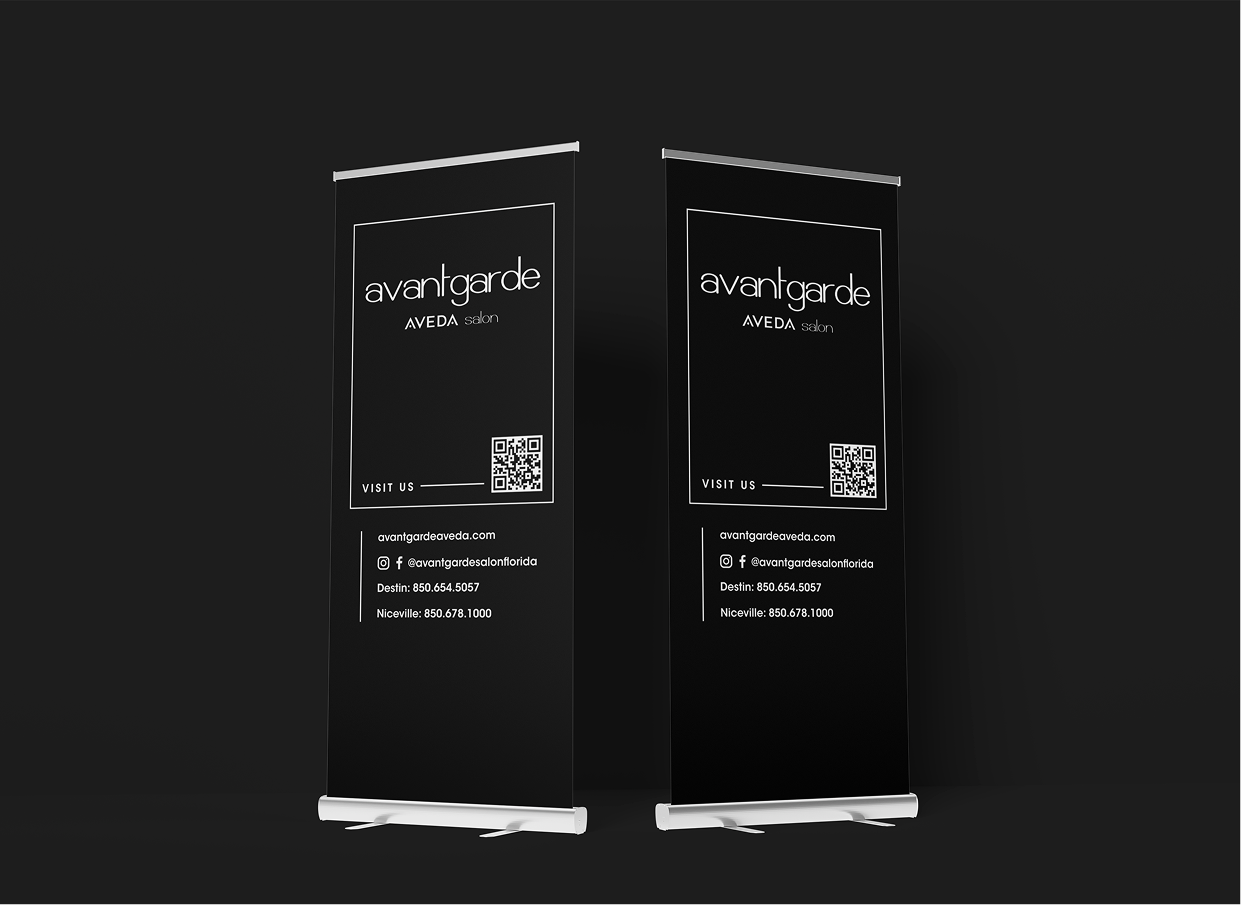 Black Avantegarde Aveda Stands