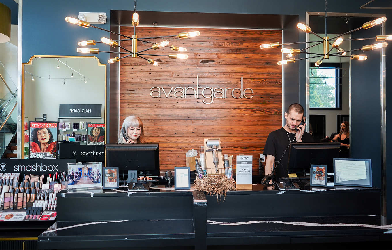 Aveda Avantegarde Front Desk