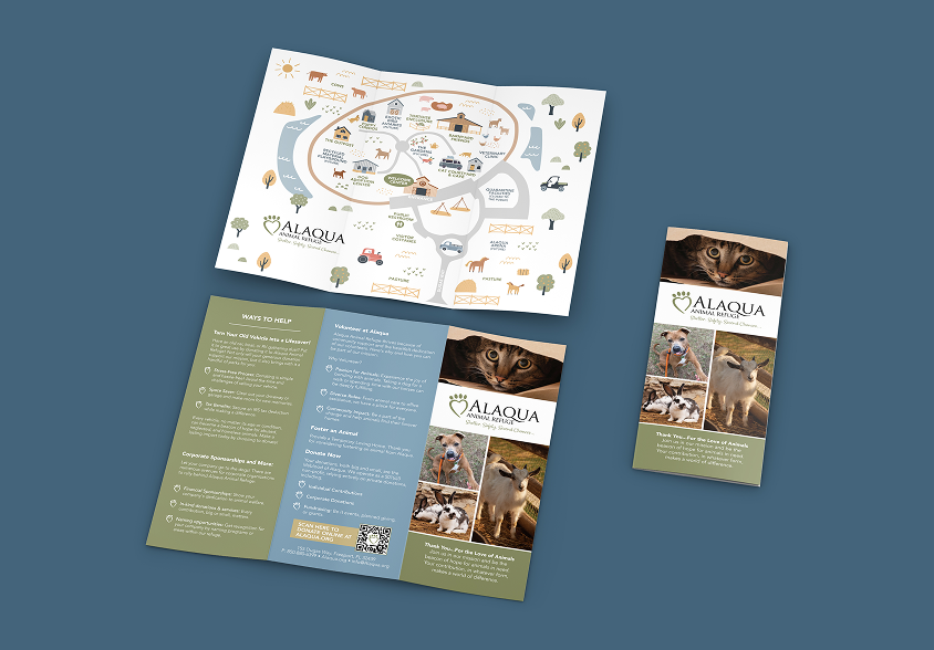 Alaqua Animal Refuge Leaflet and Map