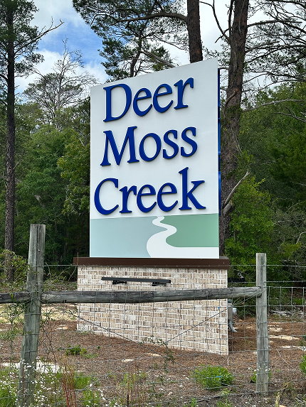 RPI Deer Moss Creek entrance sign
