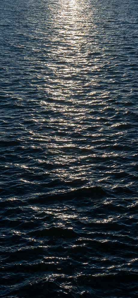 Dark blue sea water